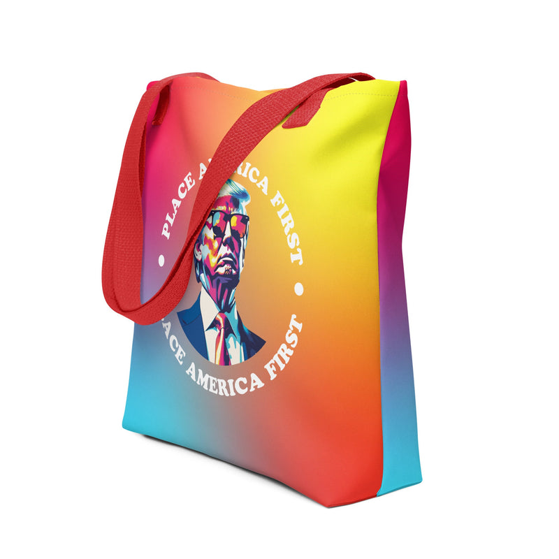 Vibrant America First Tote Bag