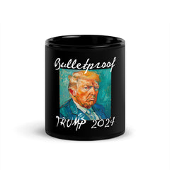 Trump Bulletproof Van Trump Glossy Mug, Trump Mug