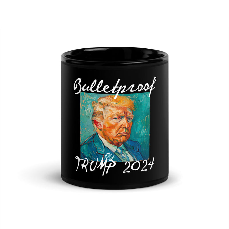 Trump Bulletproof Van Trump Glossy Mug, Trump Mug