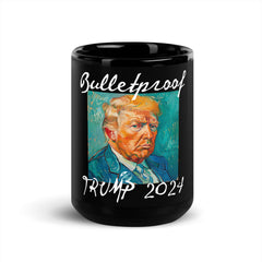 Trump Bulletproof Van Trump Glossy Mug, Trump Mug