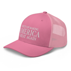 Guilty of Making America Great Again Trucker Trump Cap