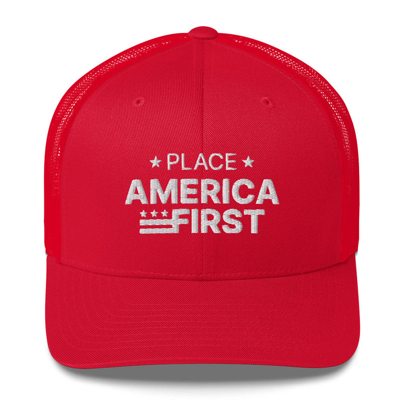 Trump Place America First Trucker Cap