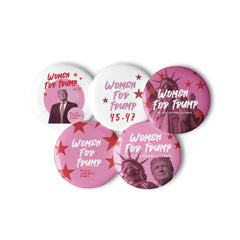 Women for Trump Button Set