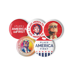 Place America First Button Set