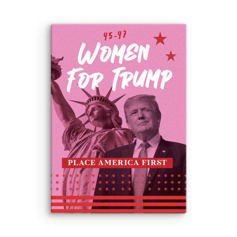 Women for Trump Liberty Canvas