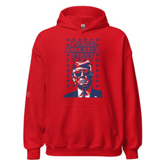 Place America First Trump Hoodie
