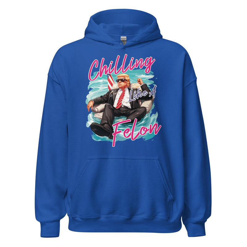 Trump Hoodie, Chilling Like A Felon Hoodie
