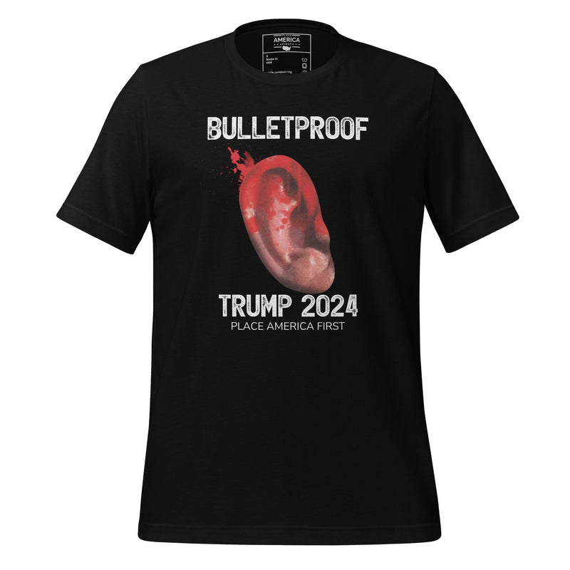 Trump Bulletproof Ear Tee, Trump T-shirt, Trump Merch