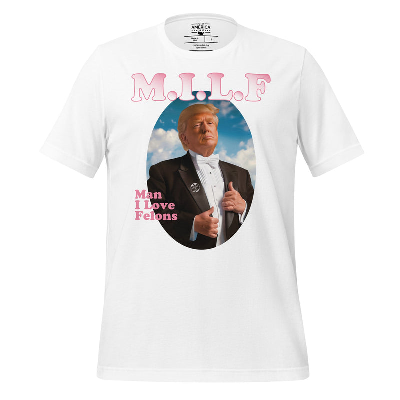 M.I.L.F White Trump Tee
