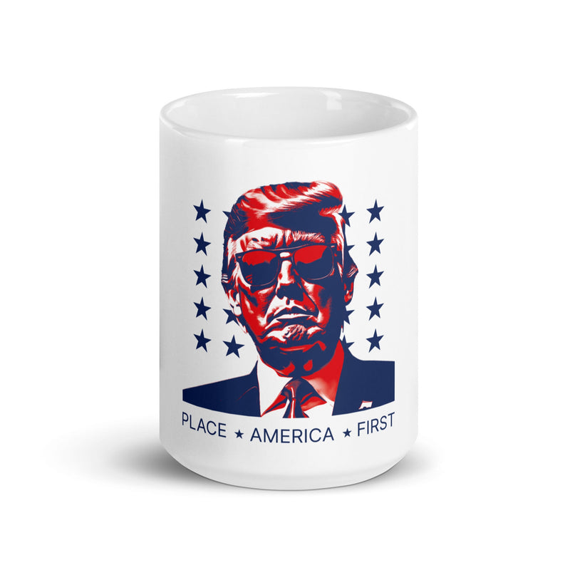 Patriotic Trump Stars Mug