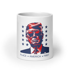 Patriotic Trump Stars Mug